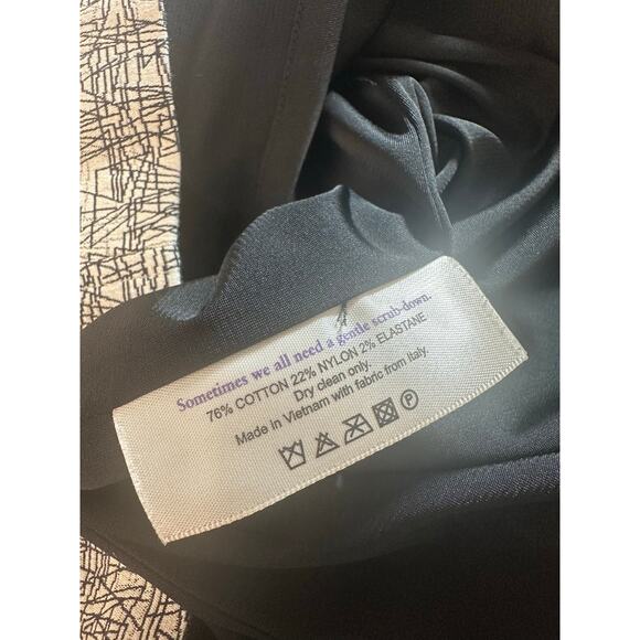 MM Lafleur Sheath Dress Size 6 Black and White Abstract Print Career Wear EUC - Picture 4 of 7